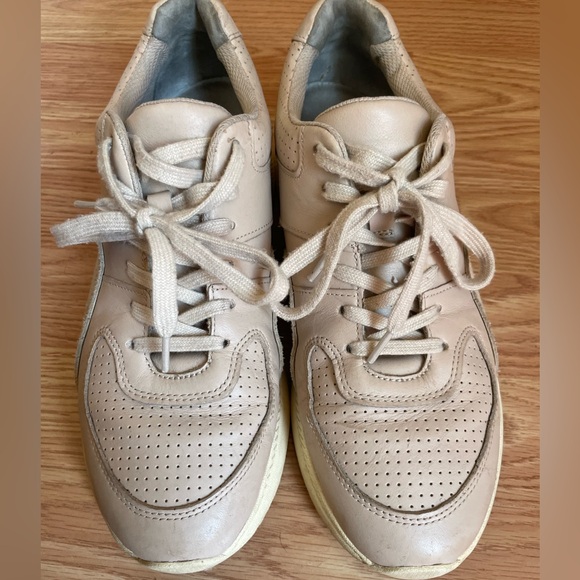 Everlane Pink Leather The Trainer Sneaker - Picture 5 of 11